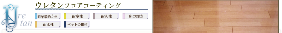 ウレタンフロアコーティング